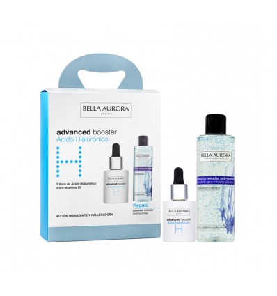 Pack Cadeau Bella Aurora Advanced Booster Acide Hyaluronique + Solution Micellaire 200 ml