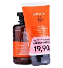 Apivita Pack Brillo Vitalidad Champu 250ml +  Acondicionador 150ml