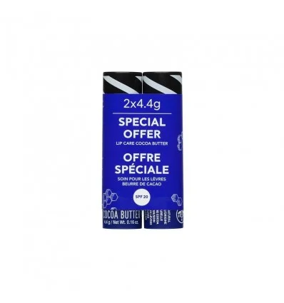 Apivita Pack Balsamo Labial Manteca de Cacao Duplo Promocion