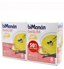 Bimanan Beslim Natillas Vainilla 6 Sobres + 6 Sobres Duplo Promocion