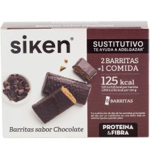 Siken Substitute Chocolate Bars 8 Units