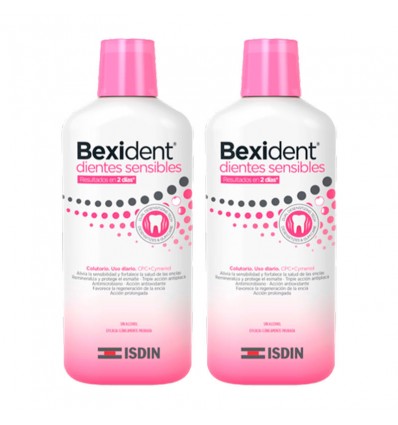 Bexident dentes sensíveis Colutório 500ml + 500ml Duplo Pacote