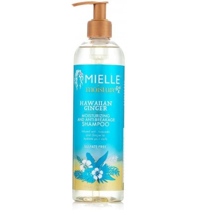 MIELLE Moisture RX Shampooing Hydratant Anti-Casse au Gingembre Hawaïen 355 ml