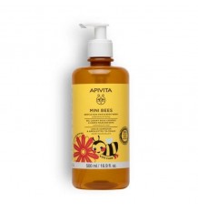 Apivita Mini Bienen Gel Sanftes Shampoo für Kinder Calendula Honig 500 ml