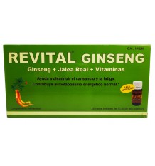 Revital Ginseng Jalea real Vitamina C 20 Ampollas