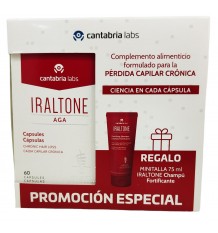 Oferta Iraltone Aga 60 Capsulas + Iraltone Champu 75ml