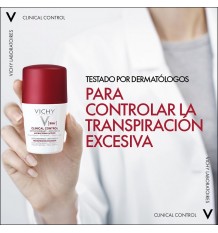 Vichy Desodorante Antitranspirante 96h Roll-On Clinical Control 50ml