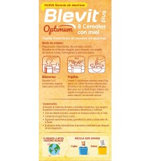 oferta Blevit Optimum 8 Cereales Miel 400g