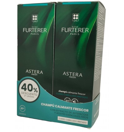 Rene Furterer Astera Fresh Champu 200ml + 200ml Duplo Promocion Rene Furterer Astera Fresh Champu 200ml + 200ml Duplo Promocion