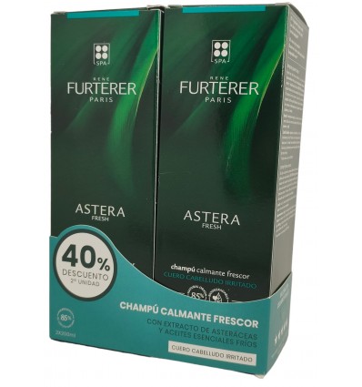 Rene Furterer Astera Fresh Champu 200ml + 200ml Duplo Promocion