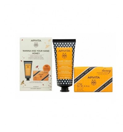 Apivita Crema De Manos Miel 50g + Jabón Natural Sólido 125g Apivita Crema De Manos Miel 50g + Jabón Natural Sólido 125g