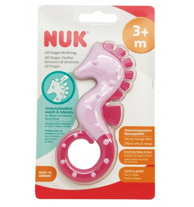 Nuk Mordedor Caballito de mar Rosa +3m