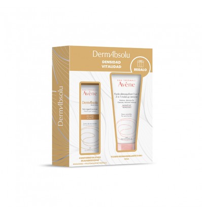 Avene Dermabsolu Eye Contour 15 ml + Make-up Remover Fluid 100ml