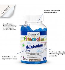 Vitamolas Melatonina 1.9mg 60 Gominolas Sabor Ciruela