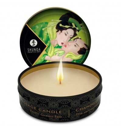 Shunga Mini Kerzenmassage Grüner Tee 30ml