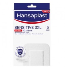 Hansaplast Sensitive 3XL 5 Pansements 10x15cm