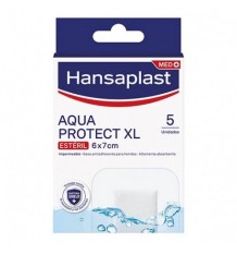 Hansaplast Aqua Protect Antibakterieller Verband XL 5 Einheiten