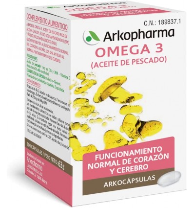 Arkocapsulas Omega 3 Fish Oil 100 capsules
