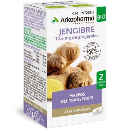 Arkokapseln Ingwer 40 Arkokapseln