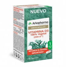 Arkocápsulas Vitamina D3 100% vegetal 45 cápsulas