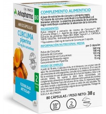 Arkopharma Arkocápsulas Cúrcuma Bio 160 Cápsulas Pack