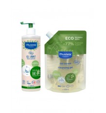 Mustela Gel Champu Sin Perfume Bio 400 ml+ Recarga 400ml