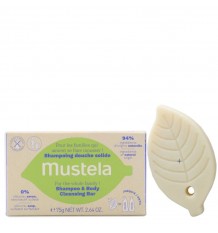 Mustela Champu Solido Cabello Y Cuerpo Pastilla 75 g