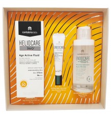 Heliocare 360° Age Active Fluid Spf 50 Ultraligero 50 ml + Agua Micelar 100ml + Cellage serum 10ml