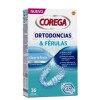 Corega Ortodoncias & Ferulas 36 Tabletas Limpiadoras
