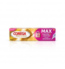 Corega Max Fijación + Confort Crema Adhesiva Dental 40g