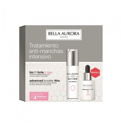 Bella Aurora Bio 10 Forte L-Soin Dépigmentant Tigo 30ml + Booster Avancé AHA 30ml