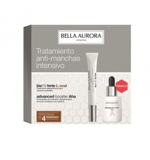 Bella Aurora Bio 10 Forte L-ökale Depigmentierungsbehandlung 9 ml + Erweiterter Booster AHA 30 ml