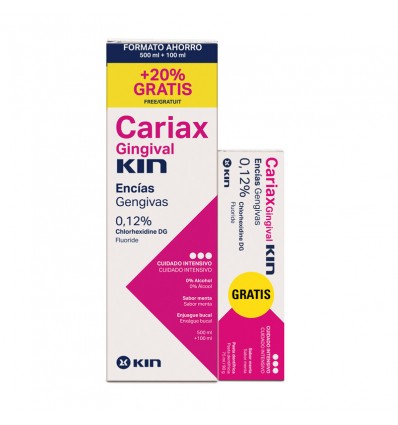 Cariax Gingival Enjuague 500+100 ml + Pasta 75 ml