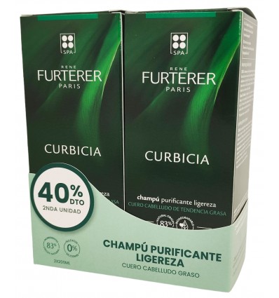 Rene Furterer Shampooing Curbicia 200 ml + 200 ml Duplo Promotion