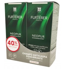 Rene Furterer Neopur Champu Antigrasa Cabello Seco 200ml + 200ml Duplo Promocion