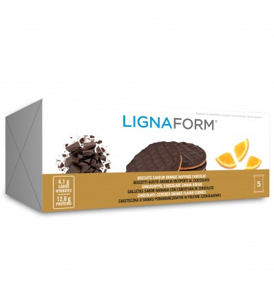 Lignaform Biscuit De Naranja Con Cobertura De Chocolate 5 Raciones