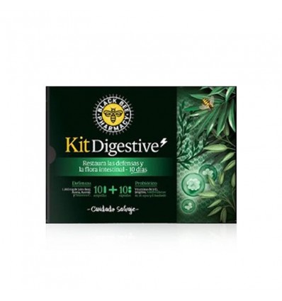 Black Bee Kit Digestive 10 Ampollas Defensas + 10 Capsulas Probiomix