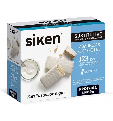 Siken Sustitutivo Barrita Yogur 8 Unidades
