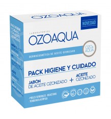 Ozoaqua pacote óleo ozonizado 15ml + sabão comprimido 100g