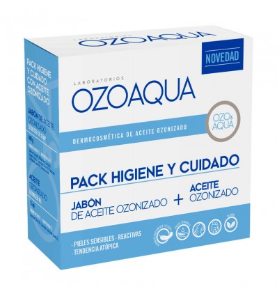 Ozoaqua Pack Aceite ozonizado 15ml + Jabon Pastilla 100g Ozoaqua Pack Aceite ozonizado 15ml + Jabon Pastilla 100g