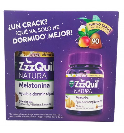 Zzzquil Platano 60 Gominolas + 30 Gominolas Pack Ahorro