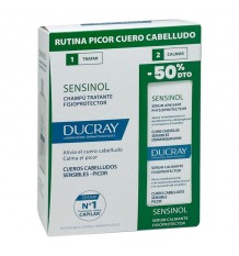 Ducray Pack Sensinol Champú 200 Ml + Sensinol Serum Calmante 30 ml 50% Descuento