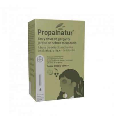 Propalnatur Tos Dolor de Garganta 16 Sobres Propalnatur Tos Dolor de Garganta 16 Sobres