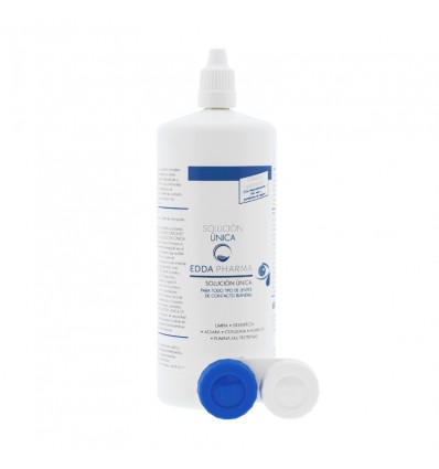 Edda Pharma Solucion Unica 360 ml + Portalentes Edda Pharma Solucion Unica 360 ml + Portalentes