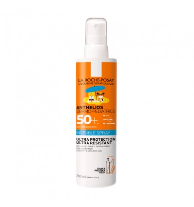 La Roche Posay Anthelios Dermo Pediatrics Spray Invisible SPF 50+ Protector Solar Niños 200 ml