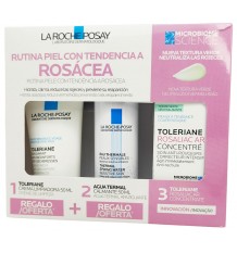 La Roche Posay Toleriane Rosaliac AR 40ml + Toleriane Crema Limpiadora 50ml + Agua termal 50ml