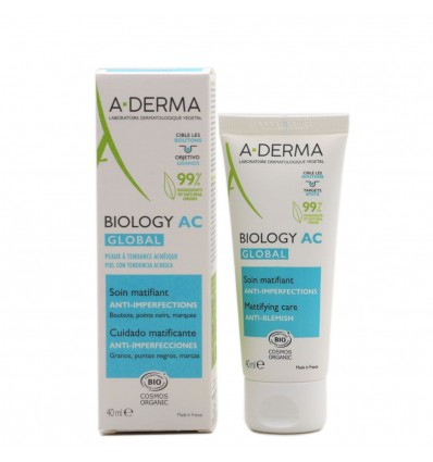 ADerma Biology AC Global Cuidado Matificante 40ml ADerma Biology AC Global Cuidado Matificante 40ml