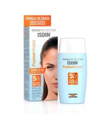 De la crème solaire Isdin 50 de Fusion de l'Eau 50 ml