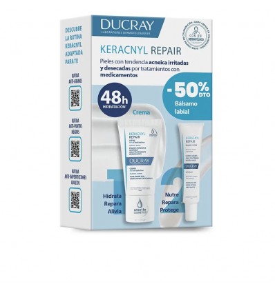 Keracnyl Repair Cema 50 ml + Bálsamo Labial 15 ml Pack Descuento