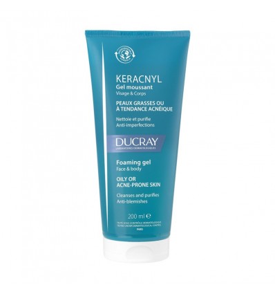 Ducray Keracnyl Gel Limpiador 200 ml